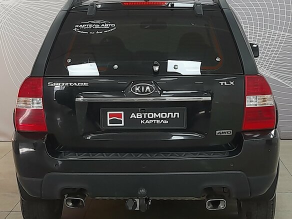 2009 Kia Sportage II Рестайлинг, чёрный, 655000 рублей - вид 4