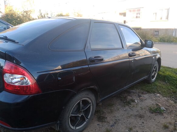 2009 Lada (ВАЗ) Priora I, чёрный, 150000 рублей - вид 1