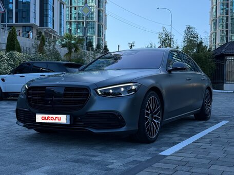 2021 Mercedes-Benz S-Класс 400 d 4MATIC VII (W223), серый, 9250000 рублей, вид 3