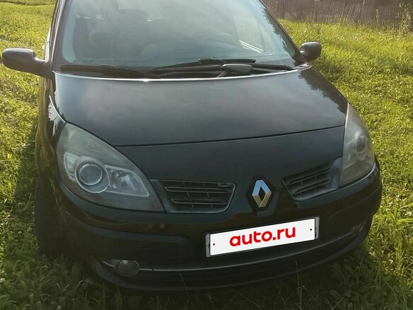 2008 Renault Scenic Grand II Рестайлинг, чёрный