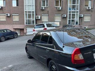 2005 Hyundai Accent ТагАЗ II, чёрный, 310000 рублей, вид 3