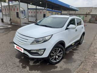 2013 Kia Sportage III, белый, 1200000 рублей, вид 1