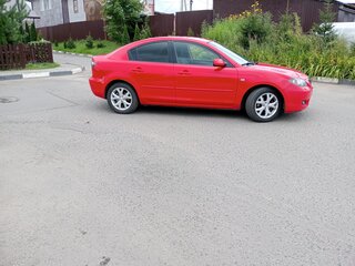 2008 Mazda 3 I (BK) Рестайлинг, красный, 600000 рублей, вид 4