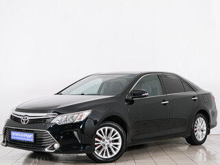 2015 Toyota Camry VII (XV50) Рестайлинг, чёрный, 2399000 рублей, вид 3