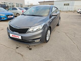 2015 Kia Rio III Рестайлинг, серый, 925000 рублей, вид 2