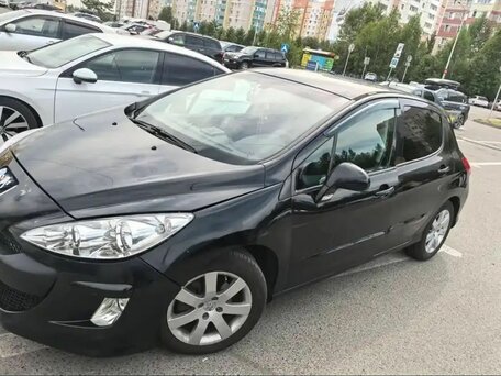 2009 Peugeot 308 I, чёрный, 400000 рублей, вид 1