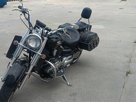 2007 Yamaha XVS1100, чёрный, 650000 рублей, вид 5
