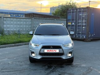 2014 Mitsubishi ASX I Рестайлинг, серебристый, 1075000 рублей, вид 2