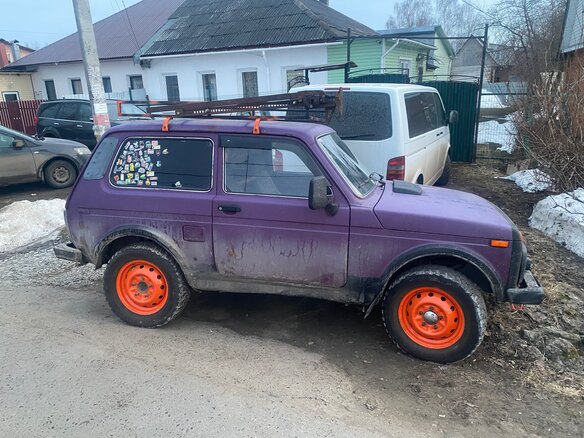 2001 Lada (ВАЗ) 2121 (4x4) I Рестайлинг, красный, 230000 рублей - вид 5