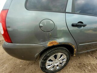 2011 Lada (ВАЗ) Kalina I, серый, 110000 рублей, вид 3