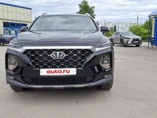 2018 Hyundai Santa Fe IV, чёрный, 2120000 рублей, вид 2