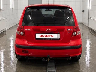 2005 Hyundai Getz I, красный, 390000 рублей, вид 3