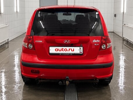 2005 Hyundai Getz I, красный, 390000 рублей, вид 3