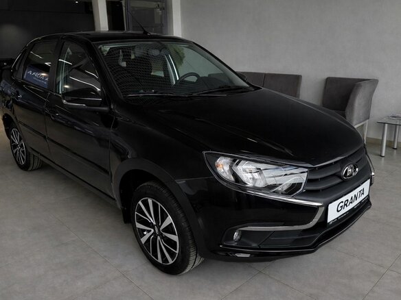 2026 Lada (ВАЗ) Granta I Рестайлинг, чёрный, 1290000 рублей - вид 1
