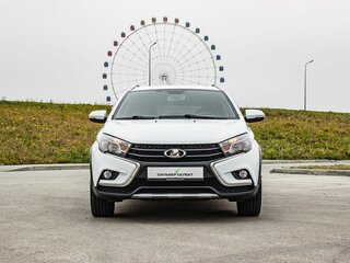 2018 Lada (ВАЗ) Vesta SW Cross I, белый, 1200000 рублей, вид 3