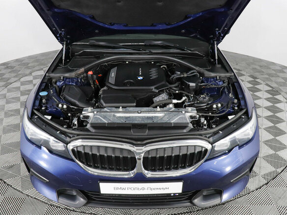 2020 BMW 3 серии 318d VII (G2x), синий, 3247000 рублей - вид 35