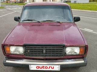 2003 Lada (ВАЗ) 2107, пурпурный, 95000 рублей, вид 3
