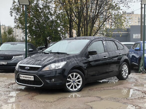 2008 Ford Focus II Рестайлинг, чёрный, 469000 рублей