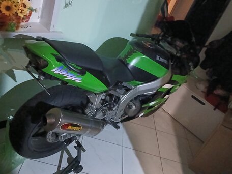 2000 Kawasaki ZX-6R Ninja, зелёный, 327000 рублей, вид 1