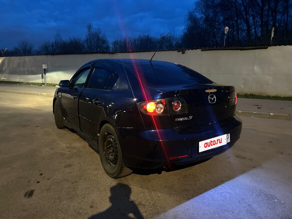 2008 Mazda 3 I (BK) Рестайлинг, синий, 400000 рублей - вид 4