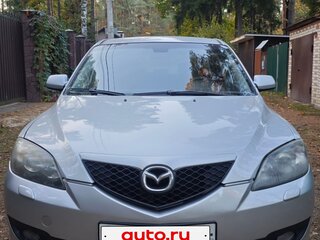 2008 Mazda 3 I (BK) Рестайлинг, серебристый, 460000 рублей, вид 1