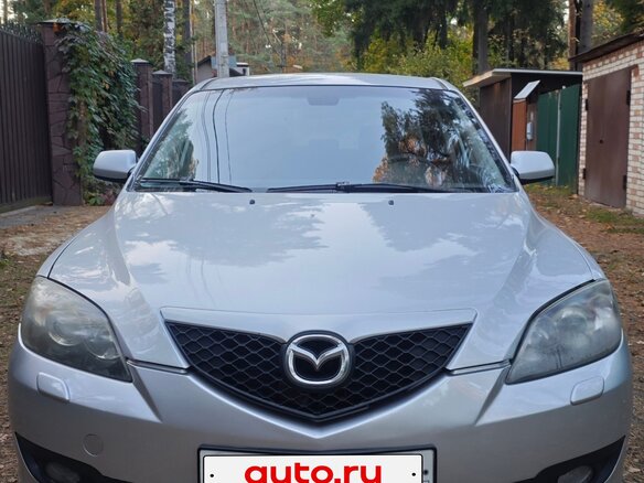 2008 Mazda 3 I (BK) Рестайлинг, серебристый