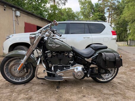 2021 Harley-Davidson Fat Boy, зелёный, 2149000 рублей, вид 1