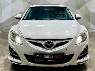 2011 Mazda 6 II (GH) Рестайлинг, белый, 900000 рублей, вид 2