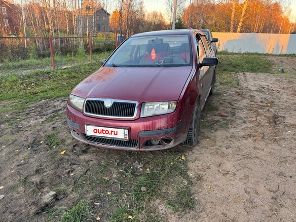 2004 Skoda Fabia I Рестайлинг, пурпурный, 110000 рублей