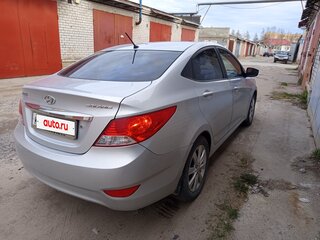 2012 Hyundai Solaris I, серебристый, 515000 рублей, вид 3