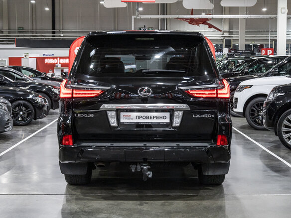 2015 Lexus LX 450d III Рестайлинг 2, чёрный - вид 8