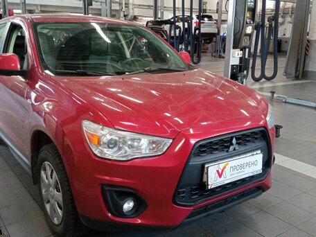 2013 Mitsubishi ASX I Рестайлинг, красный, 979000 рублей, вид 2
