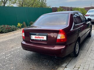 2008 Hyundai Accent ТагАЗ II, красный, 300000 рублей, вид 3