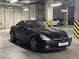 2008 Mercedes-Benz SLK-Класс 280 II (R171) Рестайлинг, чёрный, 1950000 рублей, вид 3