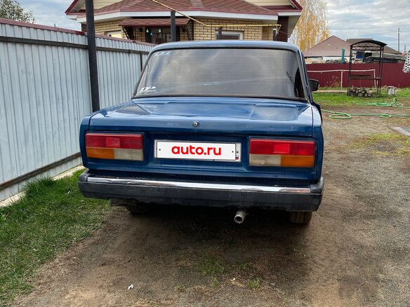 2009 Lada (ВАЗ) 2107, синий, 120000 рублей - вид 5