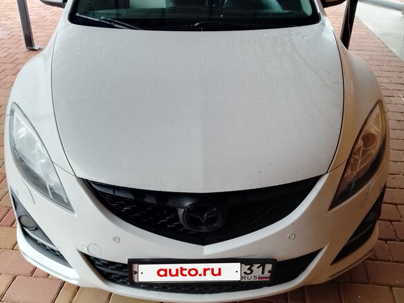 2011 Mazda 6 II (GH) Рестайлинг, белый, 1120000 рублей