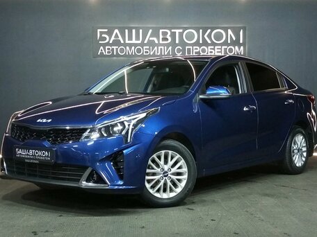 2021 Kia Rio IV Рестайлинг, синий, 1629000 рублей, вид 1