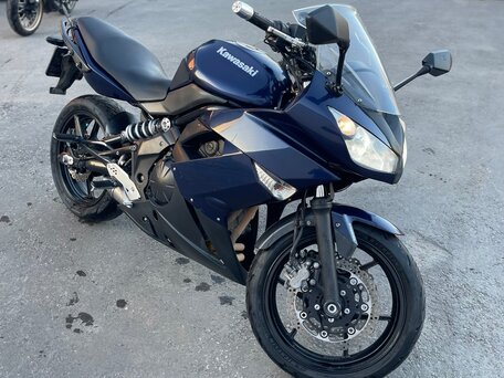 2012 Kawasaki ER-4F (Ninja 400R), синий, 320000 рублей, вид 1