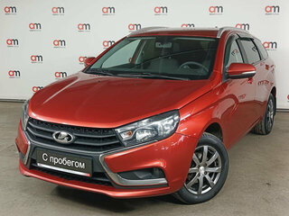 2019 Lada (ВАЗ) Vesta SW I, красный, 889000 рублей, вид 3