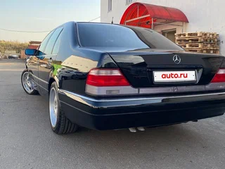 1995 Mercedes-Benz S-Класс 500 III (W140) Рестайлинг, чёрный, 7200000 рублей, вид 5