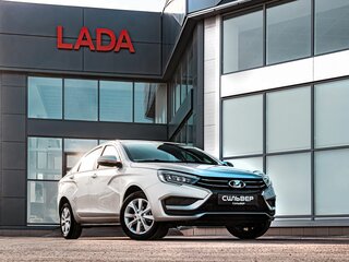 2026 Lada (ВАЗ) Vesta I Рестайлинг (NG), серебристый, 1755000 рублей, вид 1