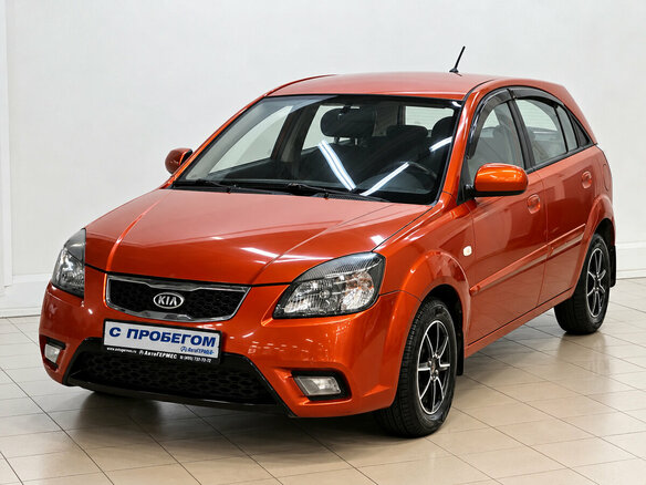 2010 Kia Rio II Рестайлинг, оранжевый, 630000 рублей