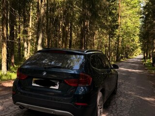 2014 BMW X1 18i I (E84) Рестайлинг, синий, 1700000 рублей, вид 4