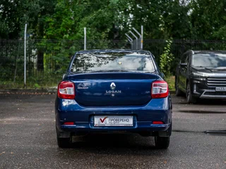 2014 Renault Logan II, синий, 345000 рублей, вид 4
