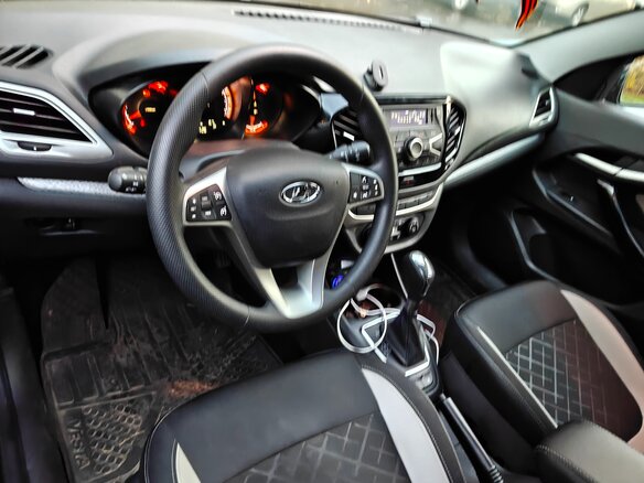 2021 Lada (ВАЗ) Vesta SW Cross I, чёрный, 1150000 рублей - вид 3
