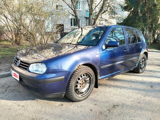 2000 Volkswagen Golf IV, синий, 239000 рублей, вид 2