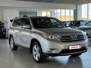 2012 Toyota Highlander II (XU40) Рестайлинг, серебристый, 1777000 рублей, вид 3