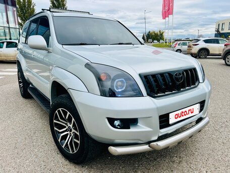 2008 Toyota Land Cruiser Prado 4-speed 120 Series Рестайлинг, серебристый, 2185000 рублей, вид 2