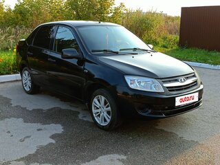2013 Lada (ВАЗ) Granta I, чёрный, 430000 рублей, вид 4