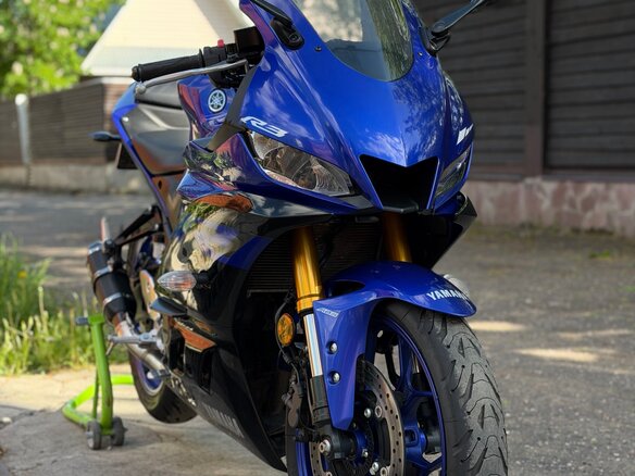 2019 Yamaha YZF-R3, синий, 480000 рублей - вид 6